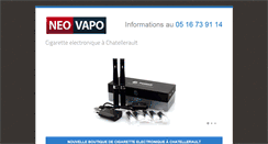 Desktop Screenshot of cigaretteelectroniquechatellerault.com